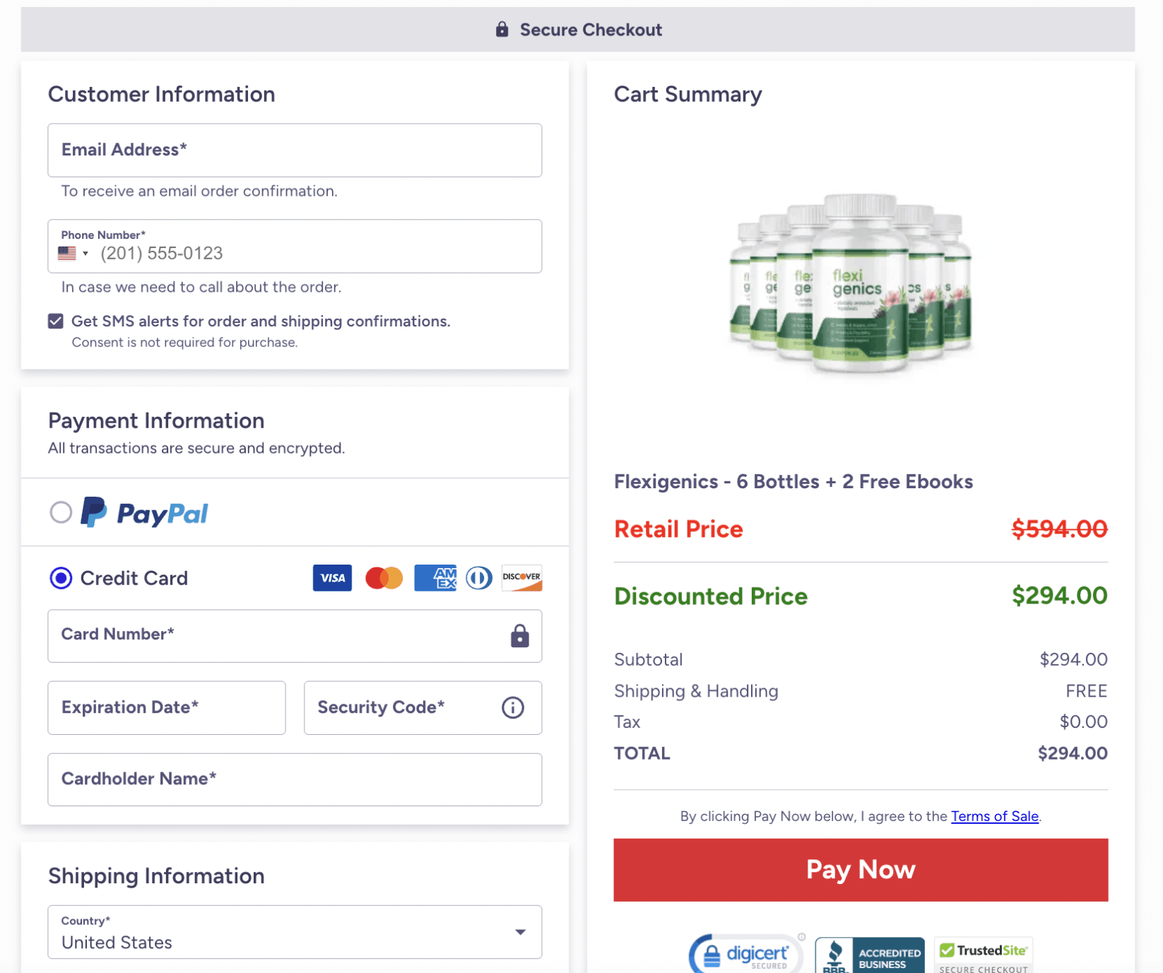 Flexigenics-order-page